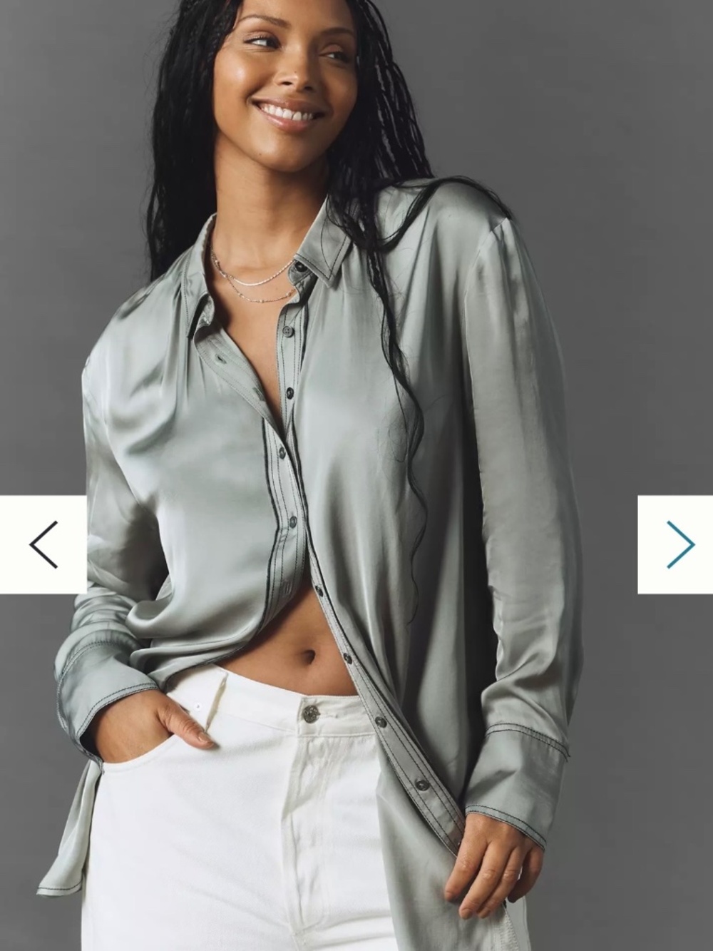 Anthropologie Pilcro Button Down Shirt M NWT